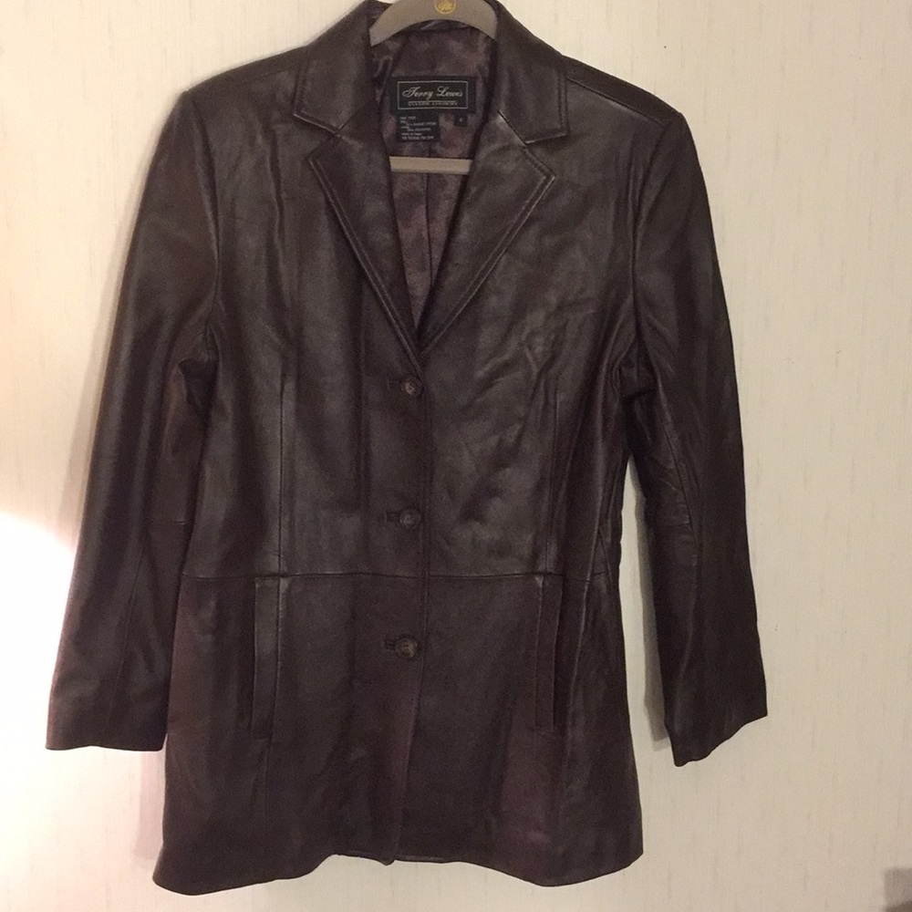 Beautiful Soft Brown Leather Jacket